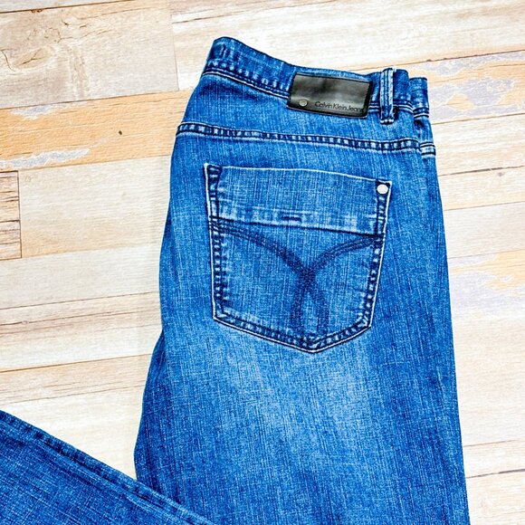 CALVIN KLEIN Light wash blue jeans men | Straight classic fit | Size 36 * - Picture 2 of 10